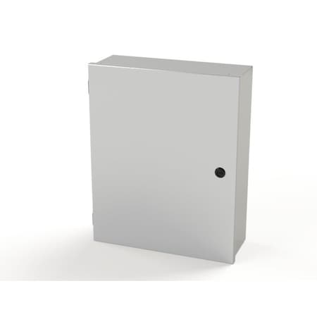Saginaw Control & Engineering 1/4 Turn Latch Electrical Enclosures, 20 in H, 6 in D, 16 in W, NEMA 1, Carbon Steel SCE-20N1606LP